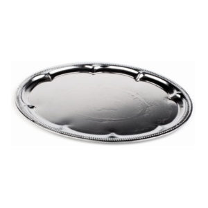 Plateau Ovale en INOX (46x34)