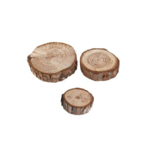 Support Bougie Bois Naturel Champêtre